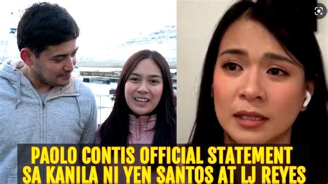 Finally Paolo Contis Naglabas Na Ng Official Statement Sa Kanila Ni