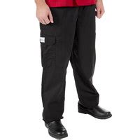 Chef Revival Unisex Black Chef Cargo Pants Extra Large