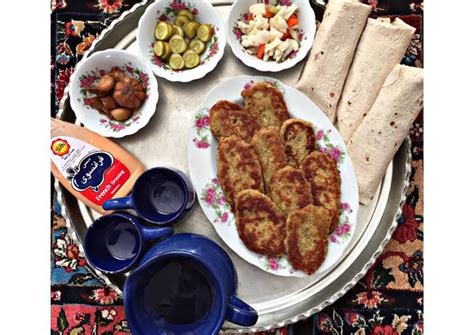 طرز تهیه کتلت نان بربری کتلت لاهیجان ساده و خوشمزه توسط Arezupaz کوکپد