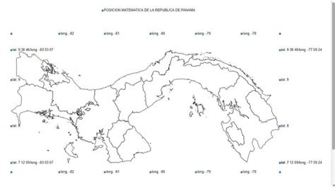 Mapas de Panamá para colorear y descargar Colorear imágenes