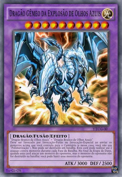 Drag O G Meo Da Explos O De Olhos Azuis Yugioh Dragon Cards Yugioh