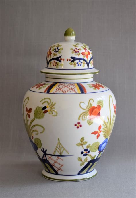 Andrea By Sadek French Provincial Porcelain Ginger Jar Japan Etsy