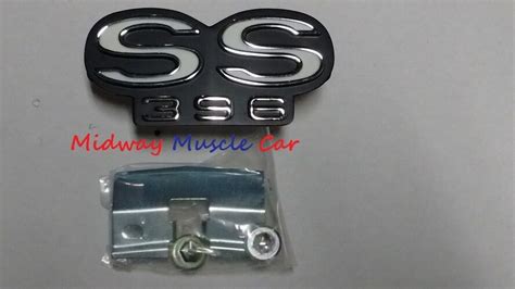 Ss Grille Emblem Chevy Chevelle El Camino Malibu Ebay