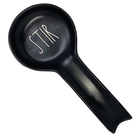 Buy Rae Dunn Stir Spoon Rest In BLACK Artisan Collection By Magenta