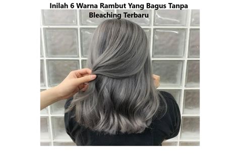 Inilah 6 Warna Rambut Yang Bagus Tanpa Bleaching Terbaru