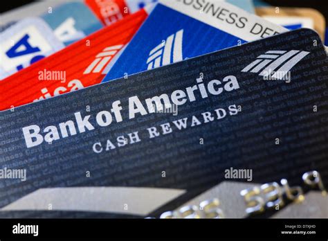 Bank Of America Credit Card Hi Res Stock Photography And Images Alamy