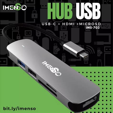 Adaptador 5 Em 1 Usb C X 2 Usb C 2 Usb Ims 703 Imenso Canoas RS