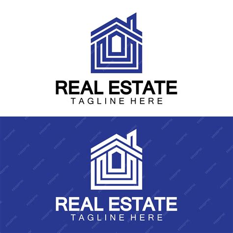 Premium Vector Real Estate Logo Vector Logo Design Template For