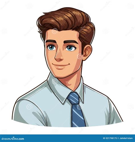 Business Man Cartoon Character Vector Illustration Stock Vector