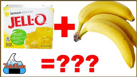 How To Make Banana Jello Banana Jello Food Videos