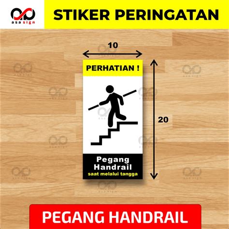 Jual Stiker Pegang Handrail Saat Naik Turun Tangga Shopee Indonesia