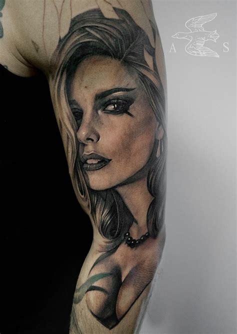 Pin Up Lady Tattoo