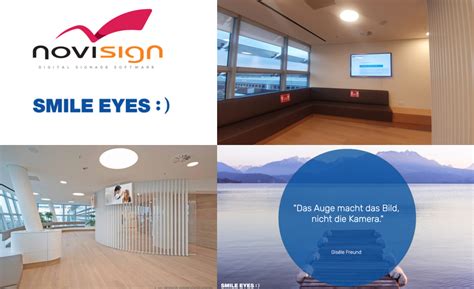 Novisign Stellt Digital Signage L Sung F R Smile Eyes Zur Verf Gung