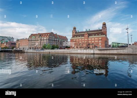 Malmo skyline with Central Post Office Building - Malmo, Sweden Stock Photo - Alamy