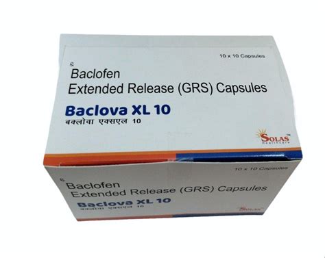 Mg Baclofen Extended Release Capsules At Rs Box Pharmaceutical