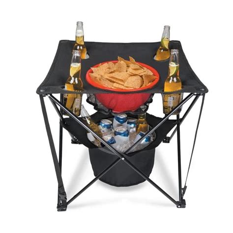 Collapsible Tailgating Cooler With Snack and Drink Holders | EquipSupply