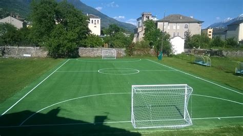 Aosta Realizzazione Campo Da Calcio A In Erba Sintetica Mondoturf