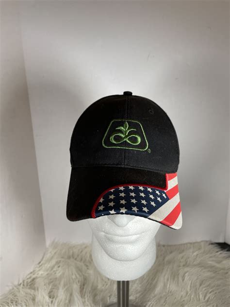 Dupont Pioneer Seed Logo Farmer Hat Cap Green Structu Gem