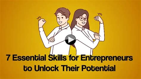 7 Essential Skills for Entrepreneurs | Self Employed Business Academy