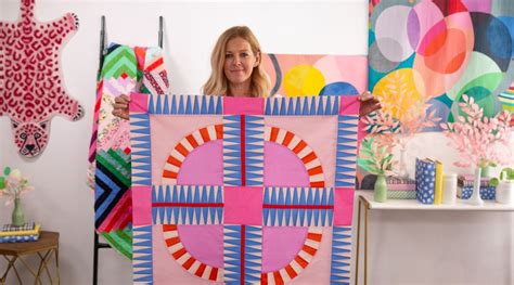 Make the Rainbow Road Mini Quilt by Annabel Wrigley - Creativebug