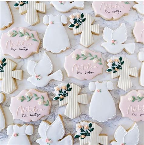 Royal Icing Cookies Sugar Cookies Christening Cookies Godparent