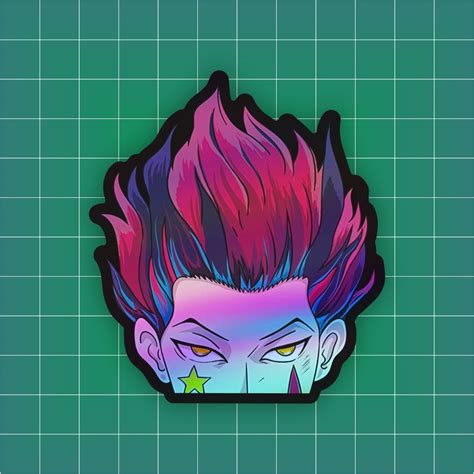 Jual Sticker Anime Hisoka Hologram Sticker Case Hp Laptop Ukuran 7 Cm