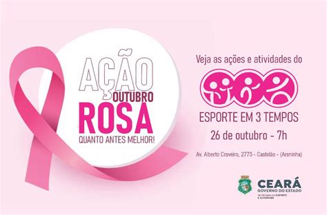 Sejuv Realiza A O Outubro Rosa Na Areninha Do Castel O Secretaria Do