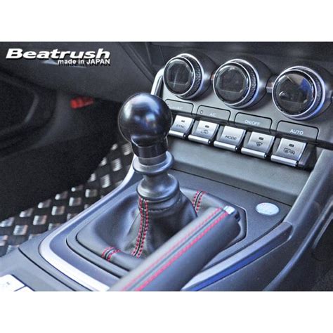 【laile レイル】 Beatrush ジュラコン・シフトノブ Black Type Q45br M12×1 25p スバル Brz Zd8