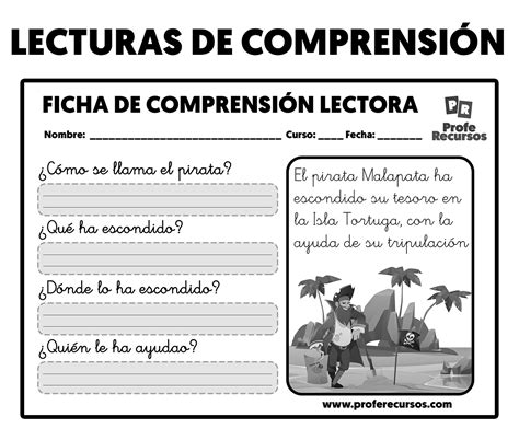 Lecturas De Comprensi N Para Ni Os