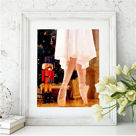 Clara Nutcracker Ballet Art Print Dancer Ballerina