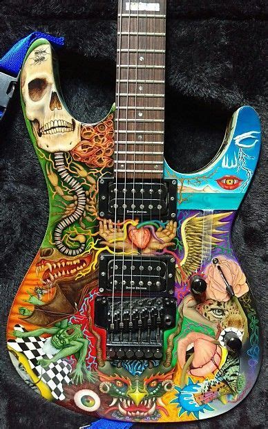 Esp Custom Hand Painted Reverb Elektrische Gitaar Gitaar Werkjes