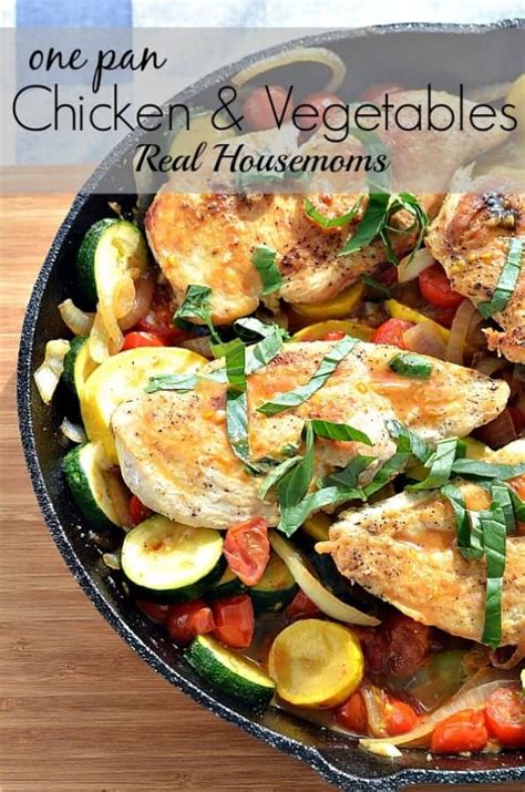 One Pan Chicken And Vegetables ⋆ Real Housemoms