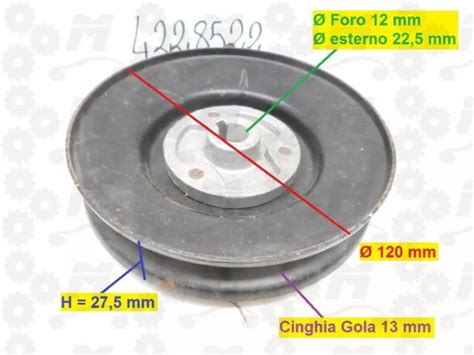 PULEGGIA ALTERNATORE MOTORE Tipo Con Mozzo Per Fiat 500 Fiat 126 Anni