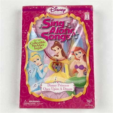 Disney Princess Sing Along Songs Vol 1 Once Upon A Dream DVD 2006