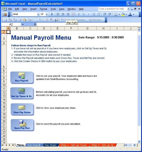 Microsoft Small Business Accounting Software Diy Payroll With Excel