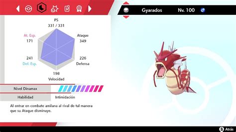 Reparto Gyarados Shiny Competitivo Full Ivs Nivel Legal Codigo