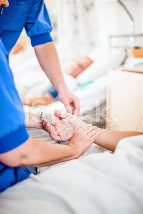 Nurse Taking Care Of Patient Stock Photo Royalty Free Freeimages