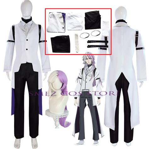 Sigma Cosplay Anime Bsd 4th Costume Sigma Trench Uniform Suit Hallowee
