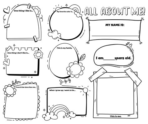 10 Best All About Me Back To School Printables Artofit