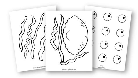 Jellyfish Template Printable Printable Word Searches
