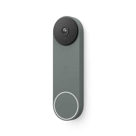 Google Nest Doorbell (Battery) - Smart Wi-Fi Video Doorbell Camera - Ivy GA02075-US - The Home Depot