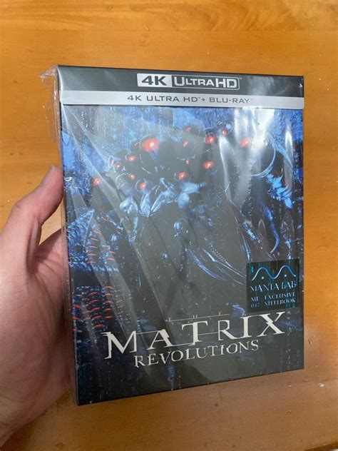 全新絕版22世紀殺人網絡3驚變世紀 The Matrix Revolutions 限量版 全紙套 uhd bluray 鐵盒 興趣及