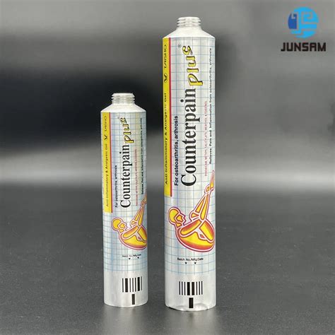 Aluminium Foldable Tube Pharmacy Packaging Collapsible With Engrave