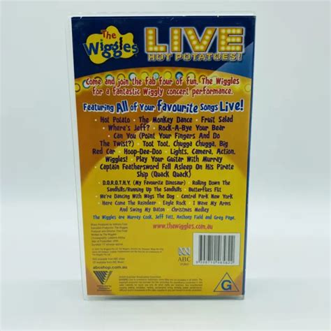 THE WIGGLES Live Hot Potatoes VHS PicClick AU