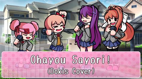 Fnfohayou Sayori But Dokis Sing It Ohayou Sayori Youtube