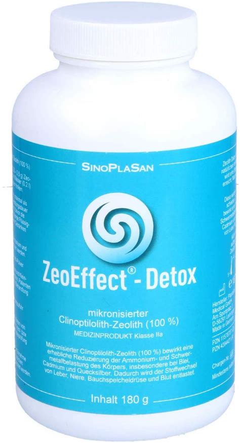 Zeoeffect Detox Clinoptilolith Zeolith Pulver 180 G Online Bestellen