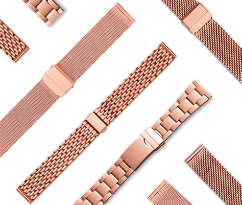 Rose Gold Metal Watch Straps Condor Straps