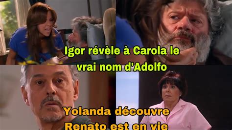 La maison dà côté épisode 55 et 56 Yolanda découvre Renato est en vie