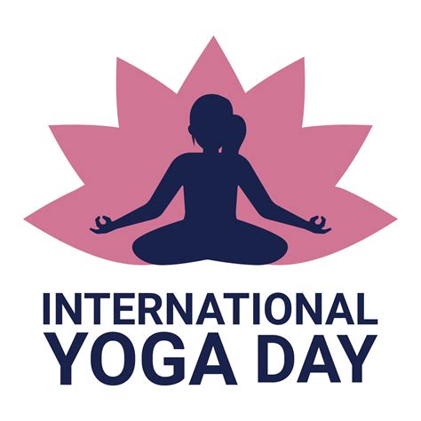 International Yoga Day Special Logo Png Image With A Woman Doing Yoga