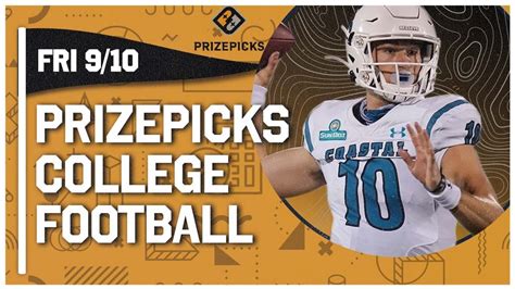 Week 2 CFB DFS Picks PrizePicks Top College Football Plays Coastal